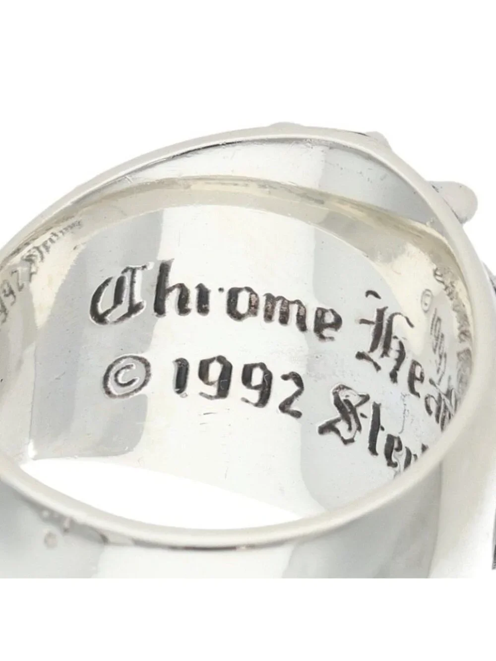 Chrome Hearts Keeper Silver Ring